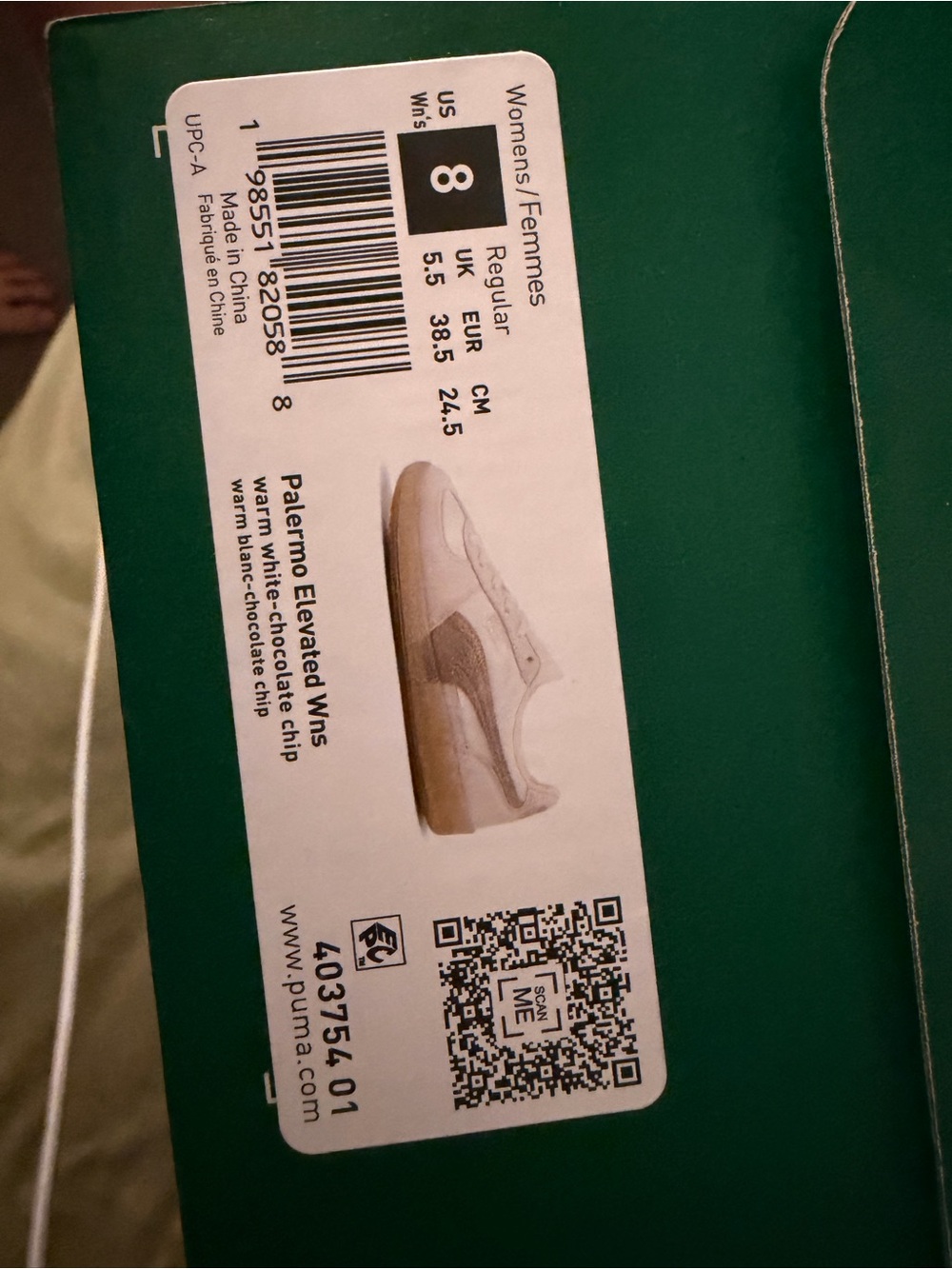 Puma Women’s Cream and Gum-Trim Classic Sneaker - Picture 7 of 8